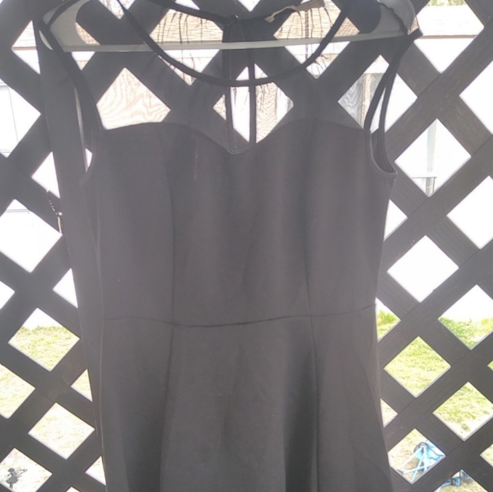 Black evening dress
